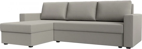 Диван угловой Траумберг Лайт левый угол (Бежевый/Рогожка) Лига Диванов арт.121137L