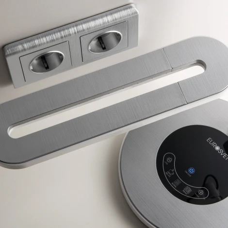 Рамка на 2 поста Stream (серебряный) Werkel W0022106 (a051266)