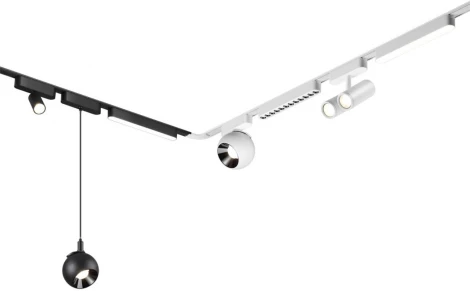 Трековый светильник Novotech Smal 359275 SHINO белый для низковольтного шинопровода IP20 LED 16W 48V 1360Лм 3000К (круглые)