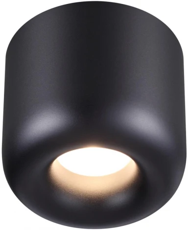 Накладной светильник влагозащищённый Novotech Lisse 359440 черный IP44 LED 10W 220V 3000K (круглые)