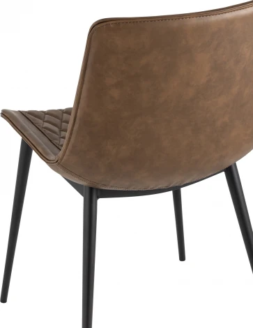 Стул TEXAS экокожа коричневый 2 шт. Stool Group (арт.УТ000037294)