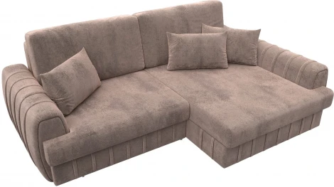 Диван угловой Лига-057 НПБ угол правый Лига Диванов (Велюр) арт.129275