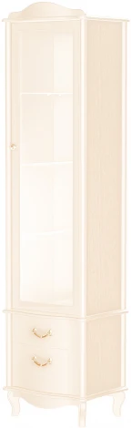 Шкаф-витрина Джульетта, дуб шампань Л от фабрики Mebelik