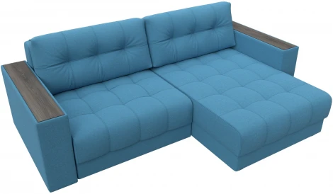 Диван угловой с декором Лига-049 НПБ Лига Диванов (Рогожка) арт.128453