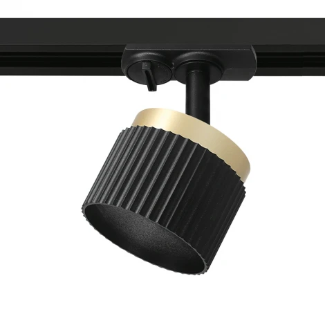 Трековый светильник однофазный Wolta WTL-GX53/19BG под лампу GX53 Черный / Золотой MUSE
