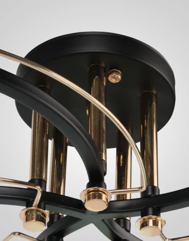 Потолочная люстра SS1N P5535-5 BK+GD 000029941 Мелодия Света