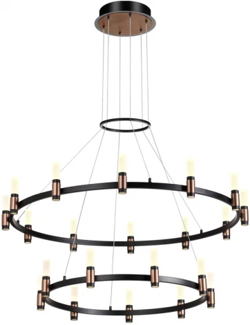 Подвесная люстра ярусная Candel 5009/98L Odeon Light (LED, 220V, на тросе)