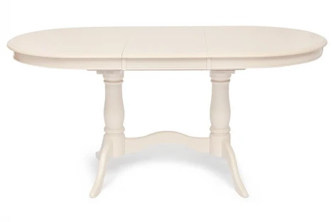 Стол раскладной Eva (EV-T4EX) ivory white (слоновая кость 2-5) (дерево гевея/мдф)
