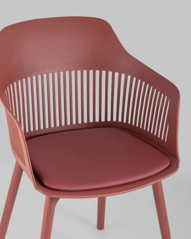 Стул Stool Group Crocus с подушкой бордовый УТ000016940