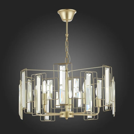 Подвесная люстра Evoluce Giano SLE103403-05 (220V, на цепи, круглые)