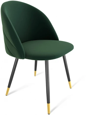 Стул SHT-ST35-2/S95-1 лиственно-зелёный/черный муар/золото Sheffilton 9519027601