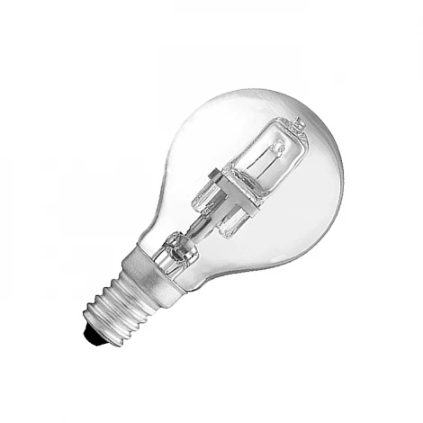 Лампочка галогенная груша E14 42W 220V 580 lm 2700K желтое теплое свечение Novotech 456025