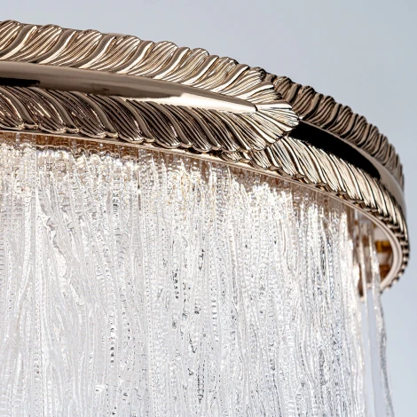 Подвесная люстра светодиодная с пультом Modelux ML.9542.600 GD