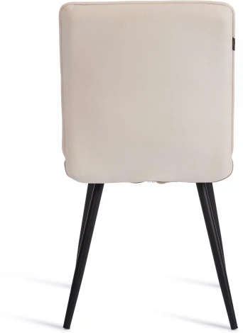 Стул обеденный Sweet Tetchair (Флок/Молочный,Черный) арт.24646