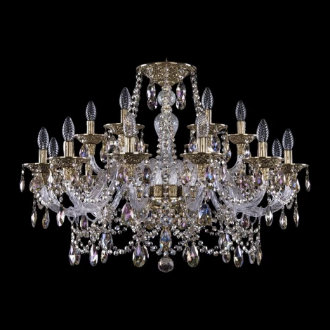 Подвесная люстра Bohemia Ivele Crystal 16111/12+6/300 G R801