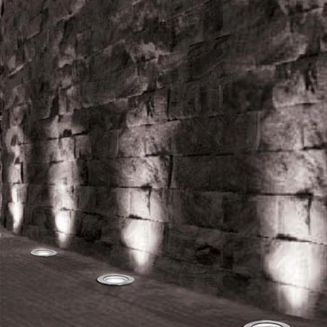 Встраиваемый светильник уличный Oasis Light 73205A SS (220V, круглые, IP67)