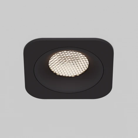 Светильник встраиваемый светодиодный IP44 Elektrostandard Tetro 15276/LED 10W 4000K черный IP44