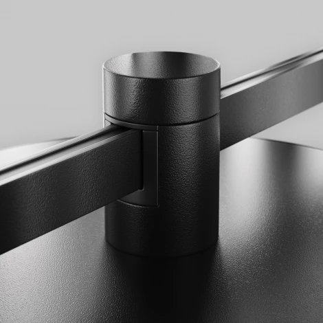 Трековый светильник магнитный 4000K 10Вт Maytoni Plato TR153-1-10W4K-B (LED, 24V, круглые)