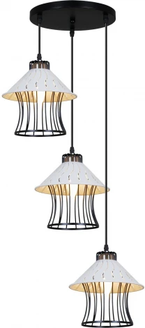 Подвесной светильник Reluce 02512-0.9-03 BK+WH (220V, на проводе)