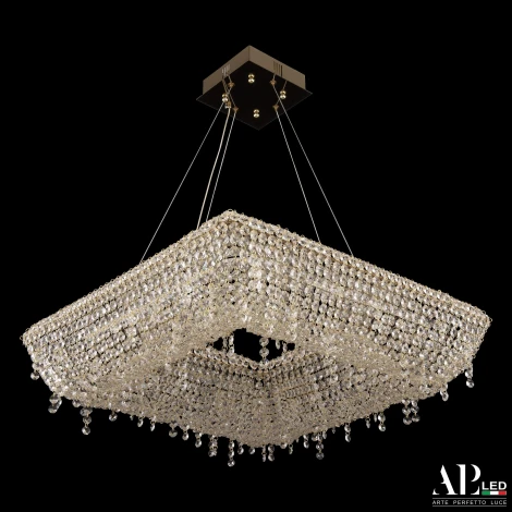 Подвесная люстра светодиодная APL LED Rimini S503.0.60.B.4000.Gold
