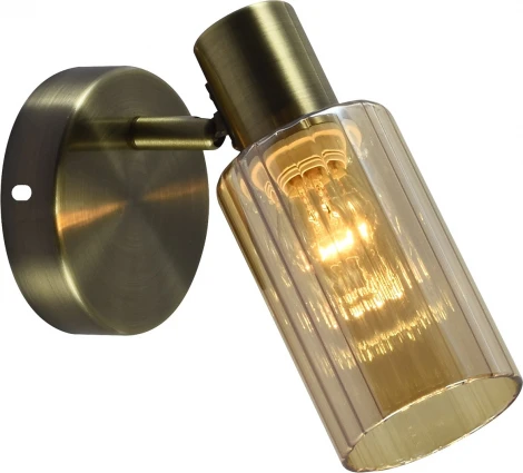 Спот Escada Kappa 682/1A 1x40Вт E14, металл/стекло, античная бронза