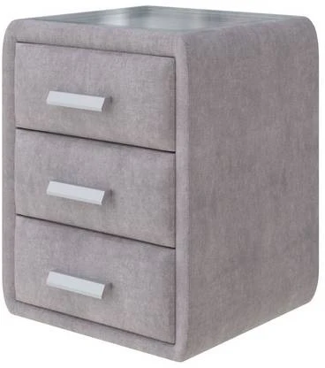 PROxSON Тумба Soft Mebel (Ткань: Велюр Лофти Серый) 51x48
