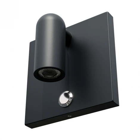 Спот 3W 277LM 3000K, черный Lightstar Omega 200937