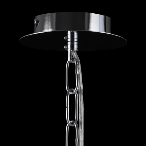 Подвесной светильник Maytoni Gelid MOD184-PL-04-CH (220V, на цепи, круглые, узор в клетку)