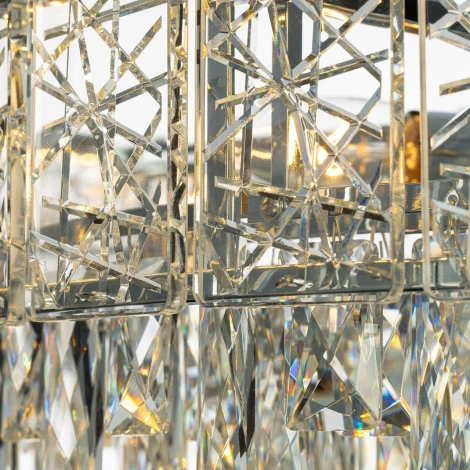 Подвесная люстра Citilux Sagrada CL317261 (220V, хрусталь, на цепи)