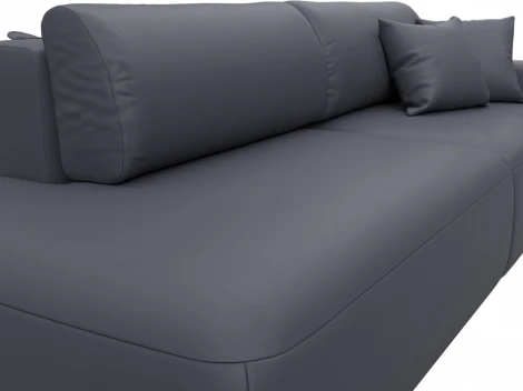 Диван прямой Лига-036 НПБ Модерн подлокотник справа Лига Диванов (Экокожа) арт.127713