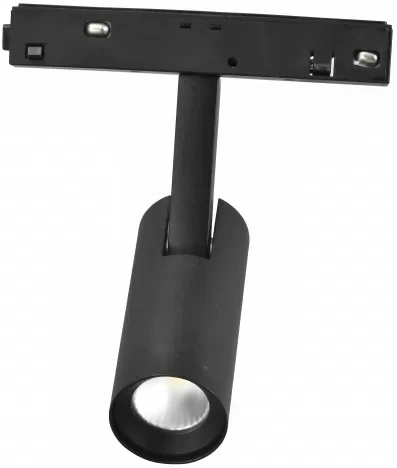 Трековый магнитный светильник 48V iLedex Vision48/22 4822-005-D34-8W-40DG-4000K-BK (круглые)