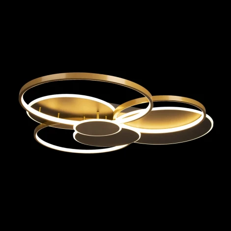 Потолочная люстра на штанге Megan 10163 Black (LED, 220V, круглые, кольцо)