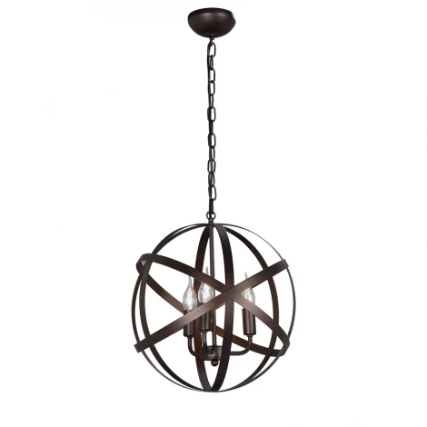 Подвесная люстра Vitaluce V4453-8/3 (220V, на цепи, свеча, шар)