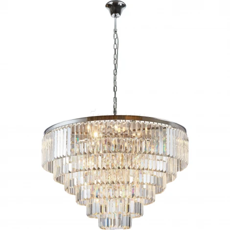 Подвесная люстра Divinare Nova 3001/02 LM-16 (220V, хрусталь, на цепи)