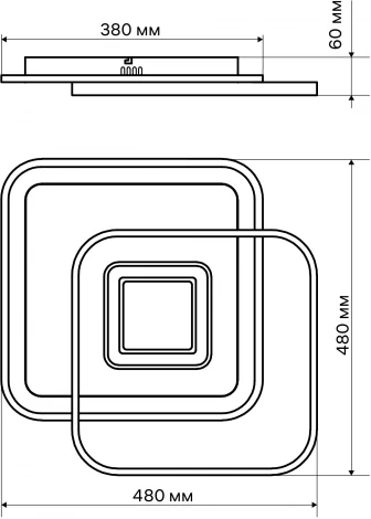 Потолочная люстра светодиодная с ДУ Ritter Riflesso 52097 3