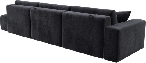 Диван прямой Лига-036 НПБ Модерн Лонг подлокотник слева Лига Диванов (Велюр) арт.127703L