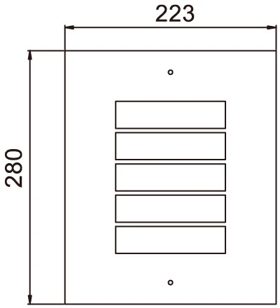 Настенный светильник уличный Oasis Light 77815 SS