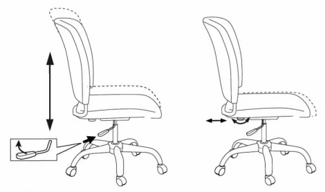Кресло Бюрократ CH-322SXN черный 26-28 крестовина металл хром