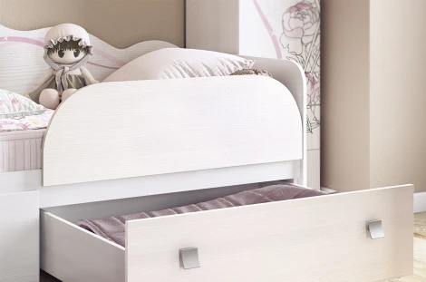 Фэнтези Кровать, цвет белый рамух Mebelson (арт.MDF-07.1747)