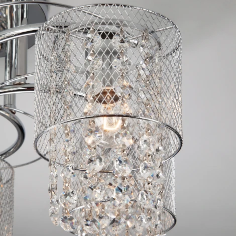 Потолочная люстра Eurosvet Bonnie 30137/5 хром (220V)