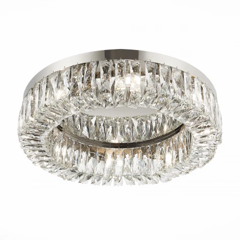 Потолочная люстра ST Luce Rifrazio SL1226.102.08 (220V, хрусталь, круглые, кольцо)