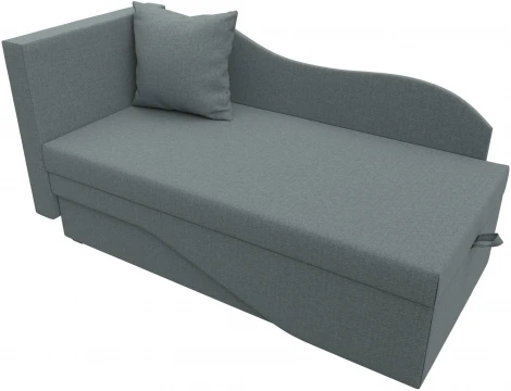 Кушетка Гармония левая (Серый/Рогожка) Лига Диванов арт.125839L