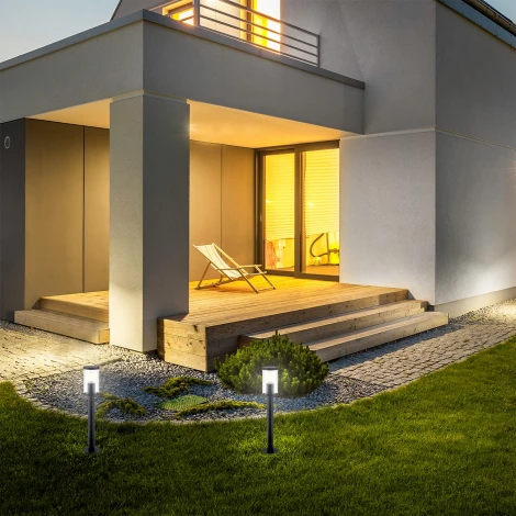 Уличный наземный светильник Escada 30003 30003G/01 E27*40W IP44 Dark grey (220V, круглые)