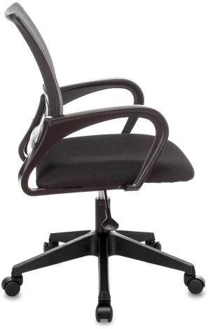 Кресло офисное TopChairs ST-Basic сетка/ткань темно-серый УТ000035163