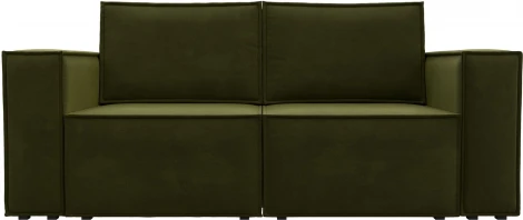 Диван прямой Куба мини (Зеленый/Микровельвет) Лига Диванов арт.121880