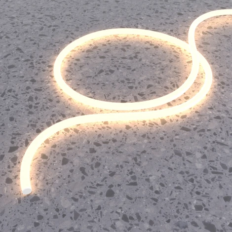 Гибкий неон Nemo D18 24В 14,4Вт/м 3000К IP65 5м Maytoni Круглый 360° 201146