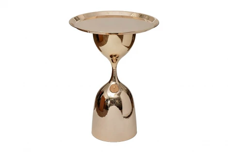 2KF111002 Журнальный стол 50*50*68, цвет золото Garda Decor