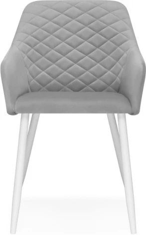 Кресло Стив (Стив светло-серый / белый) Notta арт.570172