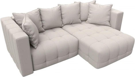 Диван угловой Лига-052 НПБ угол универсальный Лига Диванов (Замша) арт.128817