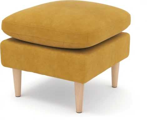 Пуф Arsko Корс горчичный велюр